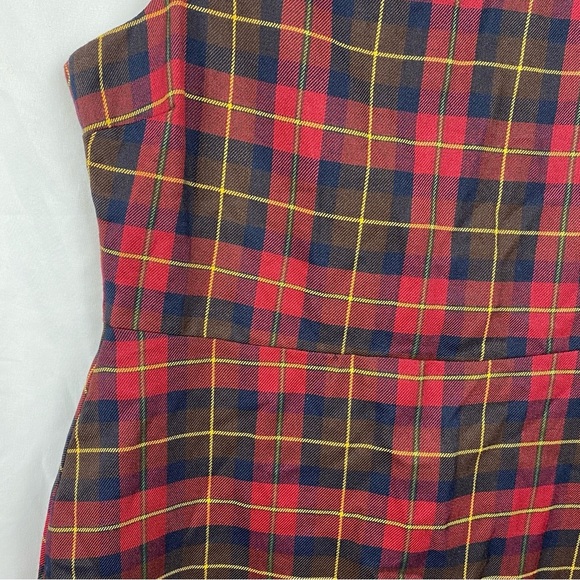 Nasty Gal Collection Women’s Plaid Mini Dress Size 8 - Picture 7 of 16